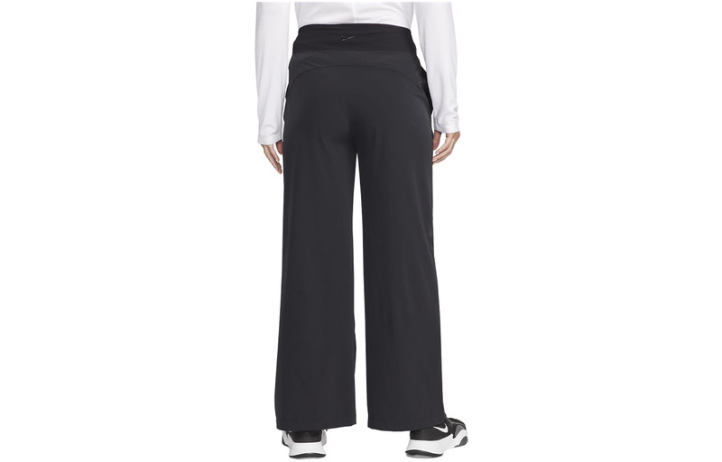 Nike (WMNS) Nike Dri-FIT Bliss Wide-Leg Training Trousers 'Black' FB5028-010 outlook