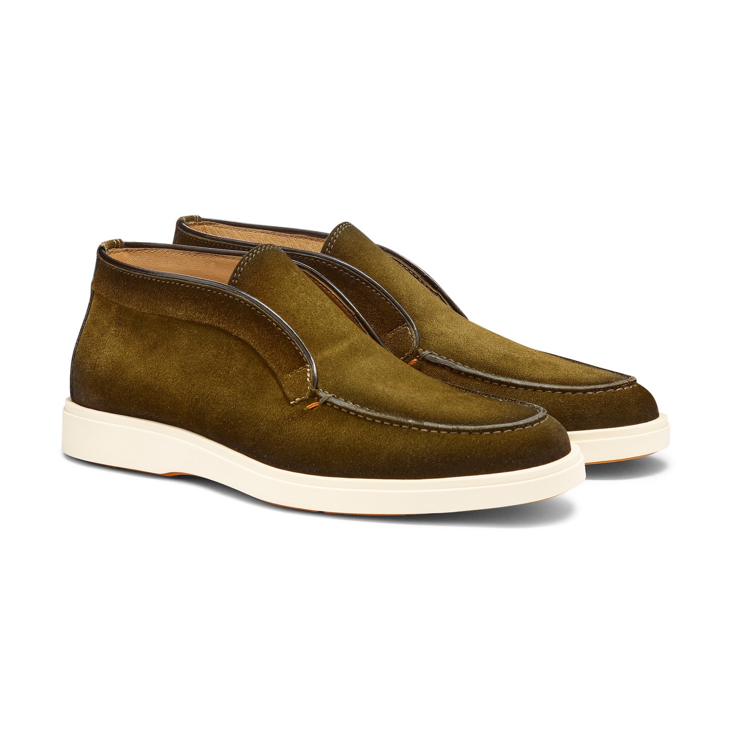 Men's green suede desert boot - 3