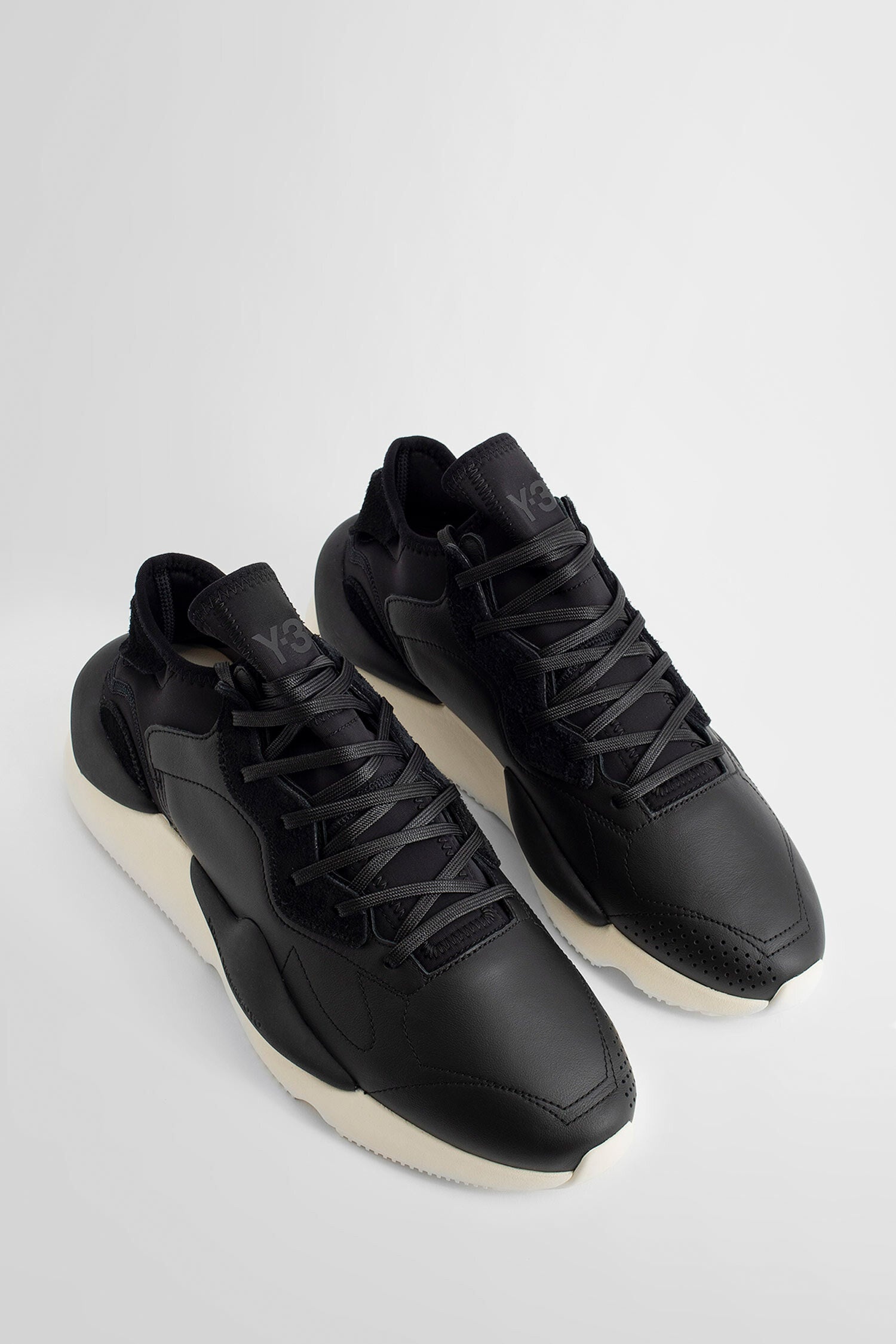 Y-3 UNISEX BLACK SNEAKERS - 6