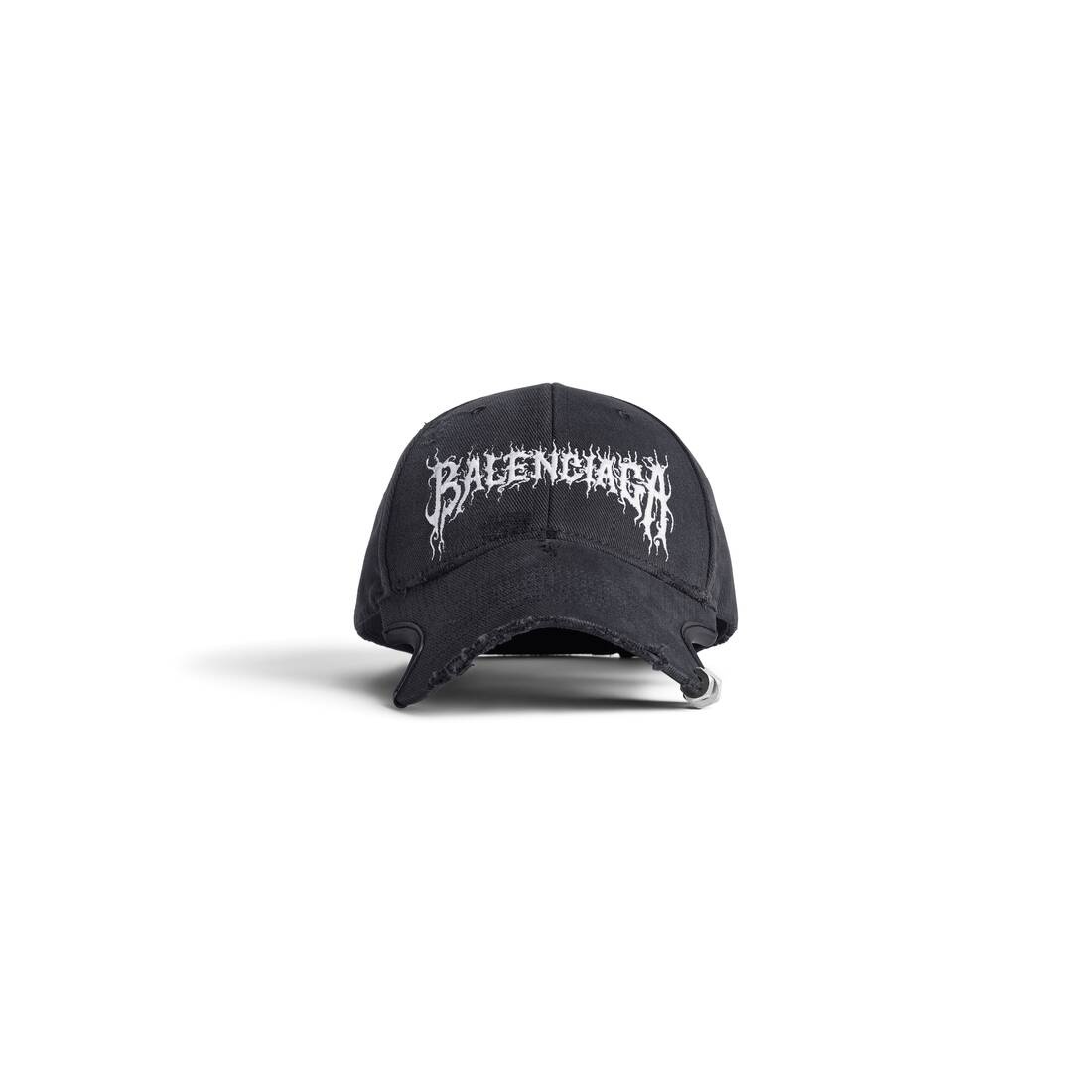 BALENCIAGA Diy Metal Outline Cap in Black | REVERSIBLE
