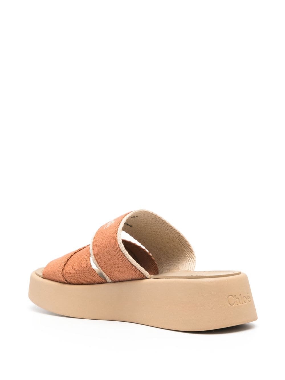 Mila leather flatform sandals - 4