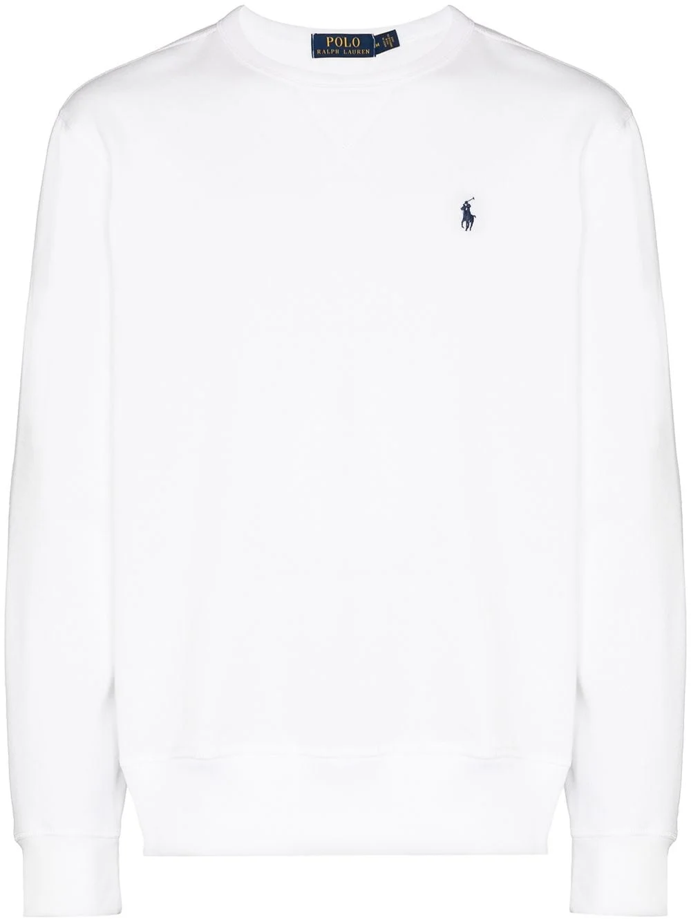 embroidered logo sweatshirt - 1