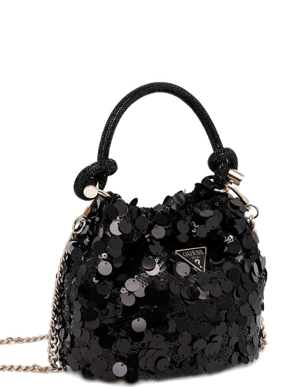 Holiday sequin-embellished mini bag - 4