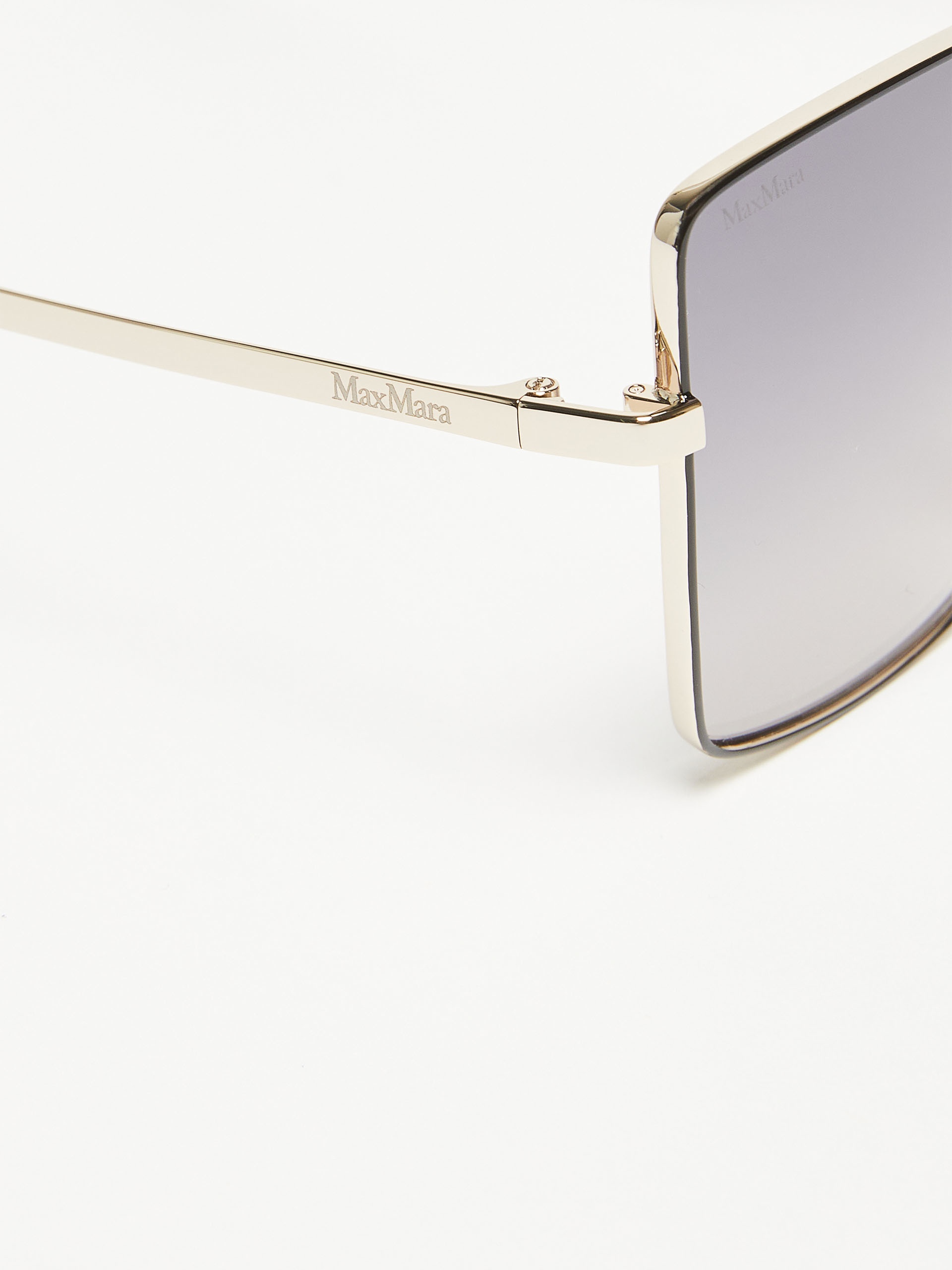 NATALIA Oversized metal sunglasses - 3