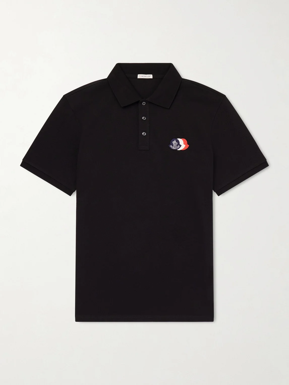 Logo-Appliquéd Cotton-Piqué Polo Shirt - 1