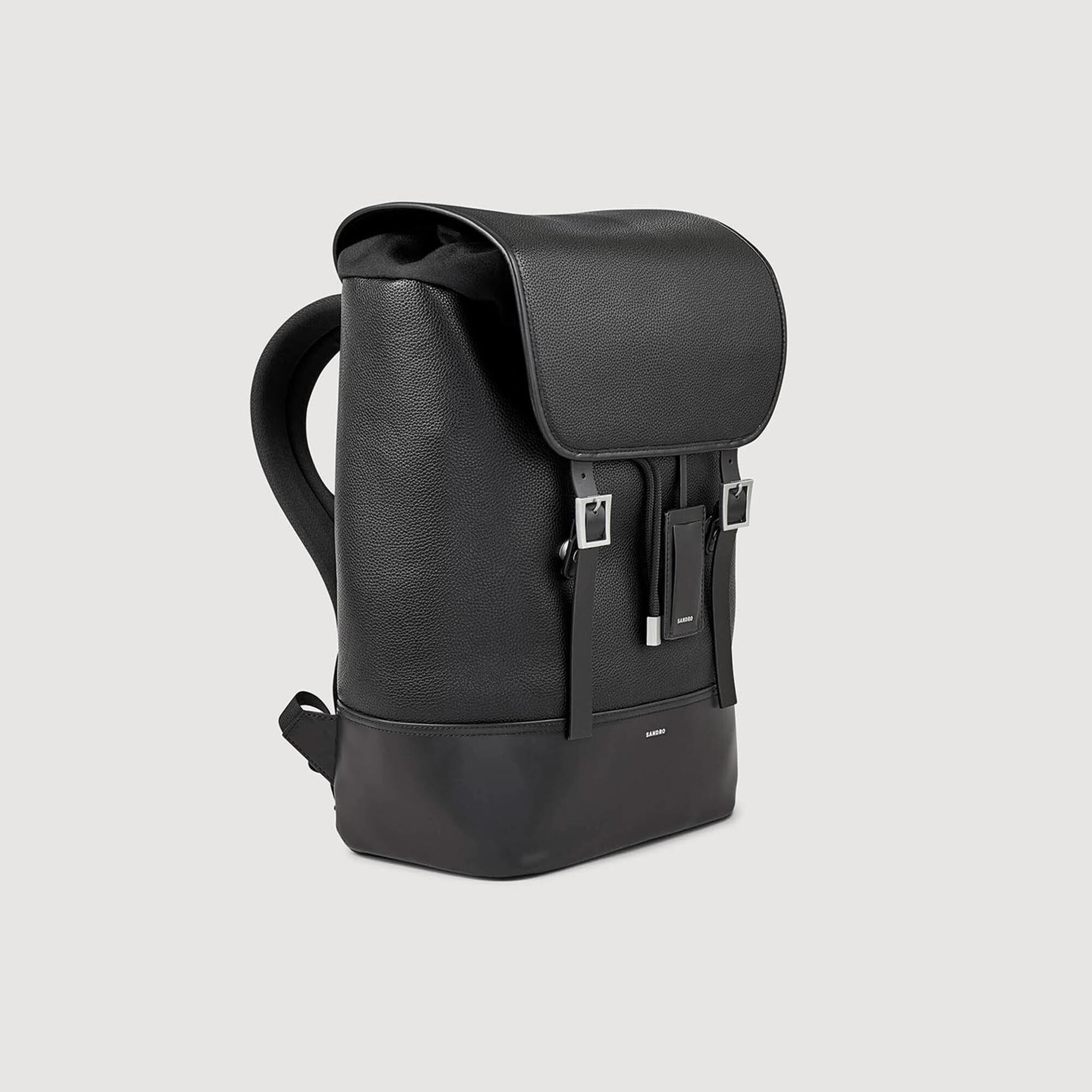 CANVAS AND LEATHER BACKPACK - 2