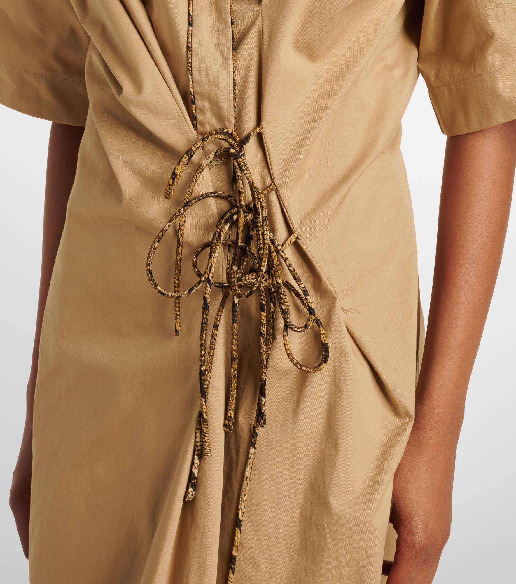 Cotton wrap dress - 5