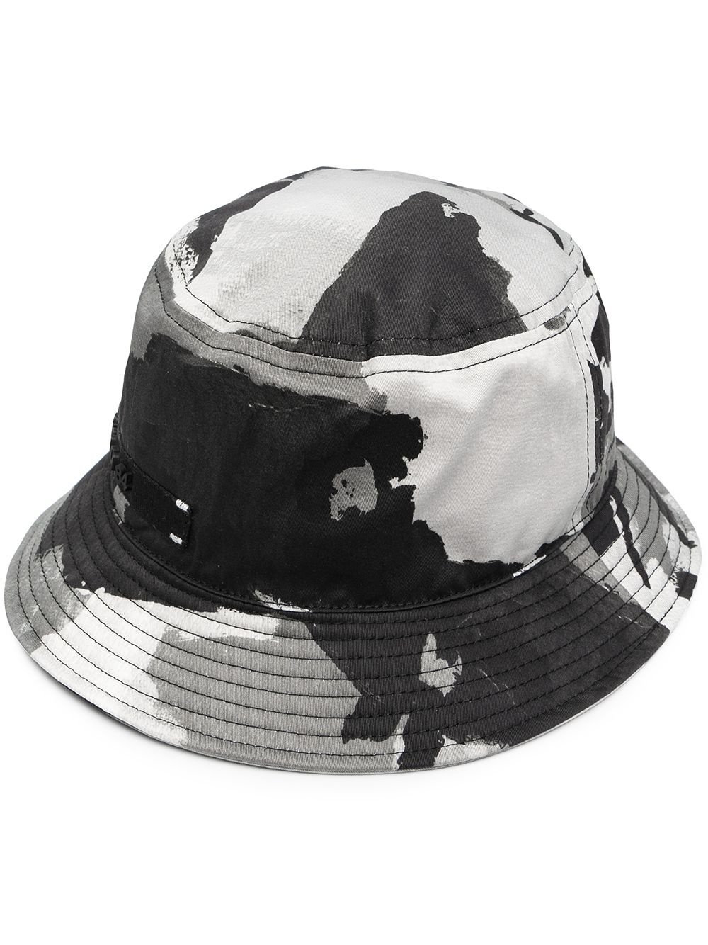 abstract-print bucket hat - 1