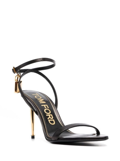 TOM FORD Padlock 85mm leather sandals outlook