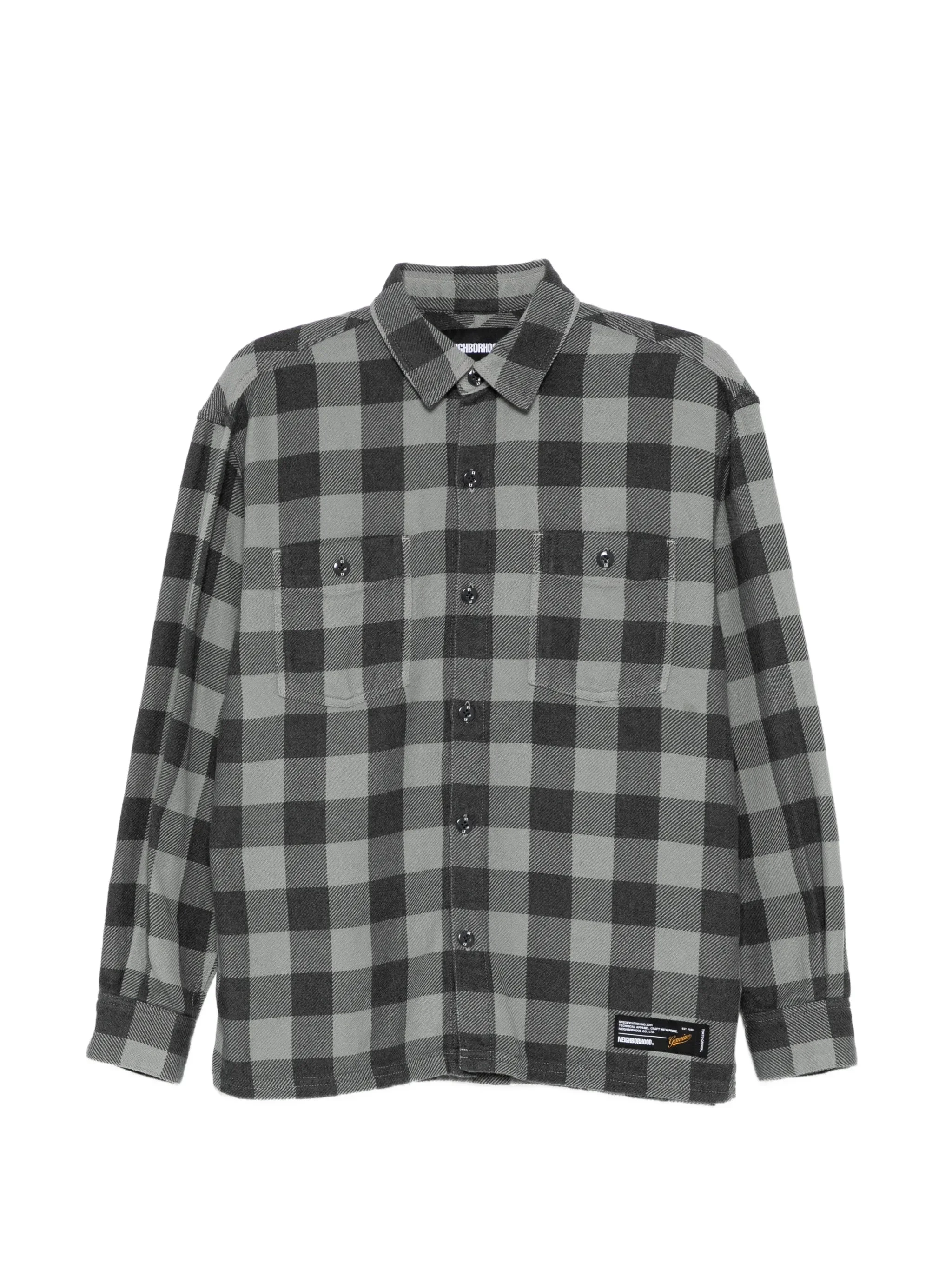 GARMENT DYED CHECK SHIRT - 1