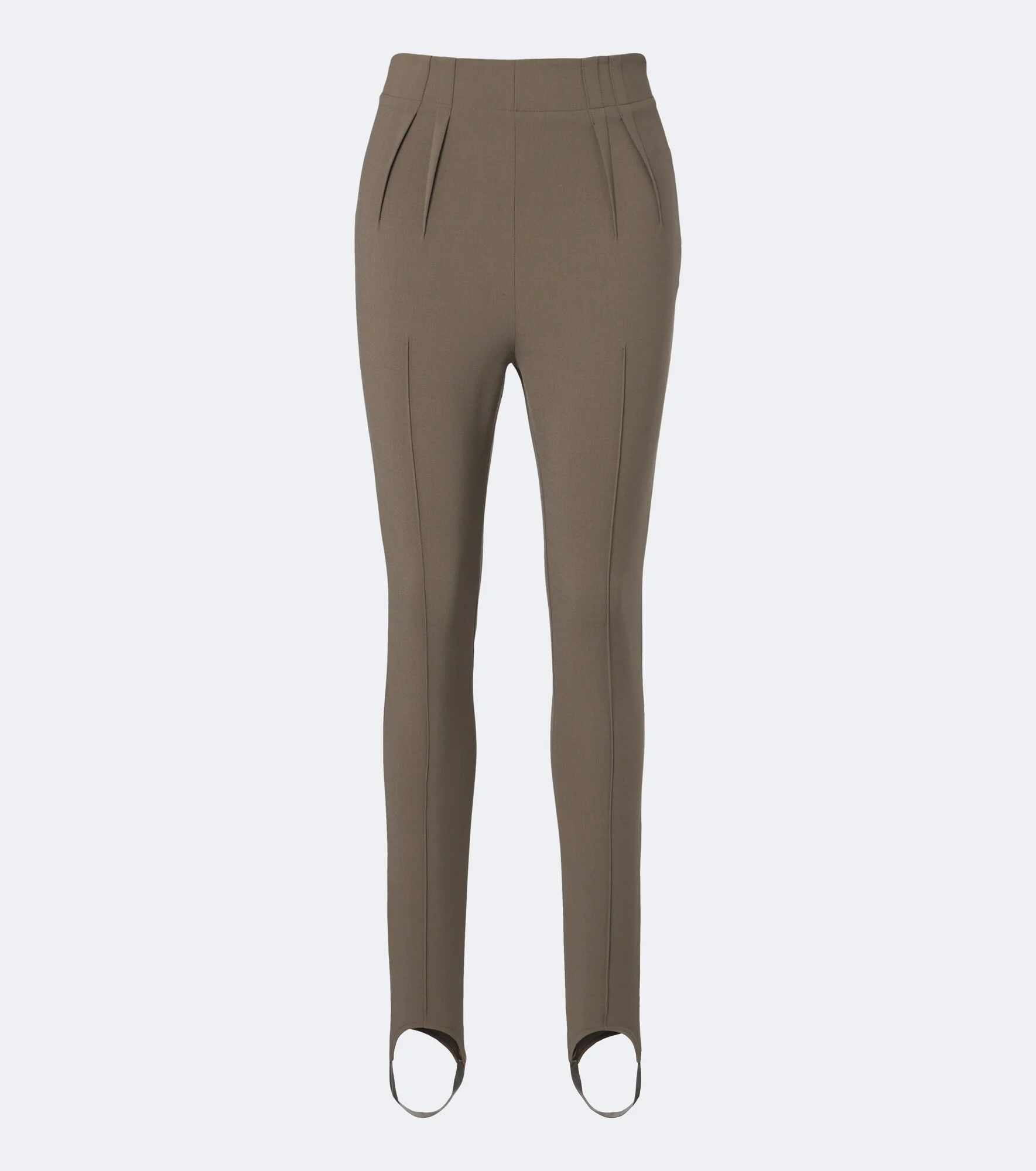 Wool-blend stirrup leggings - 1