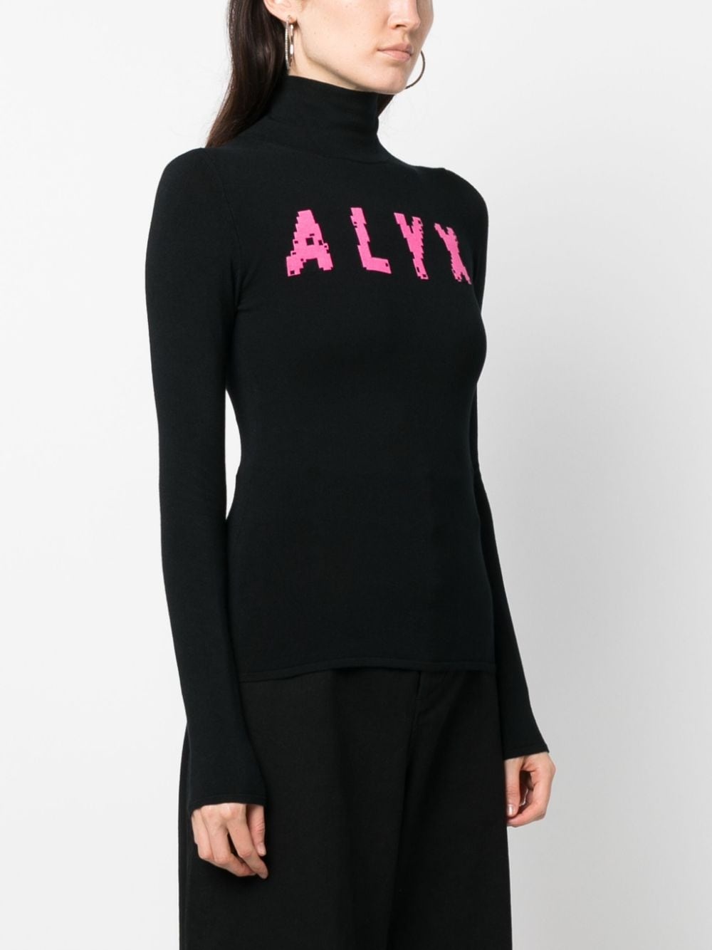 logo intarsia-knit jumper - 3