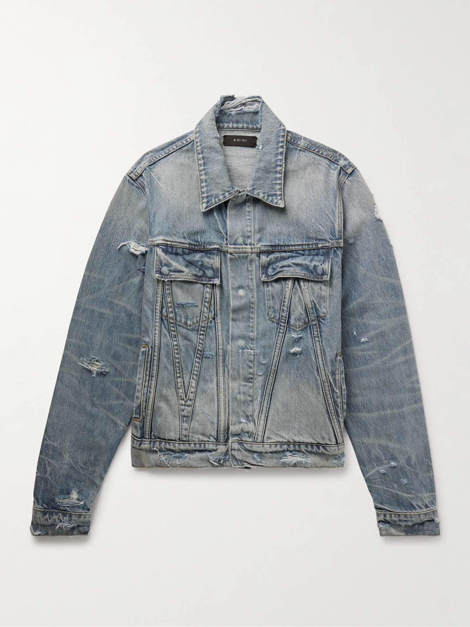ジャケット・アウター Amiri 23AW Distressed MA Trucker jacket Amiri | Ma Distressed Denim Trucker Jacket | Denim Jackets