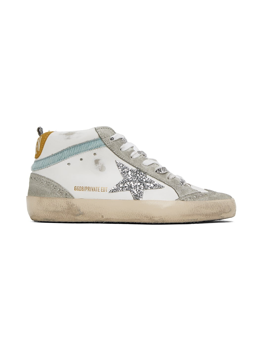 SSENSE Exclusive Off-White Mid Star Sneakers - 1