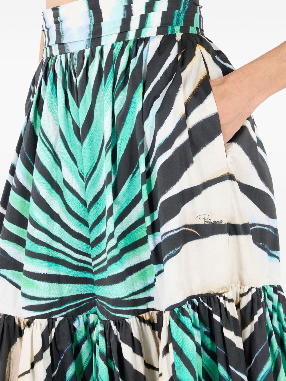 printed tiered skirt - 6