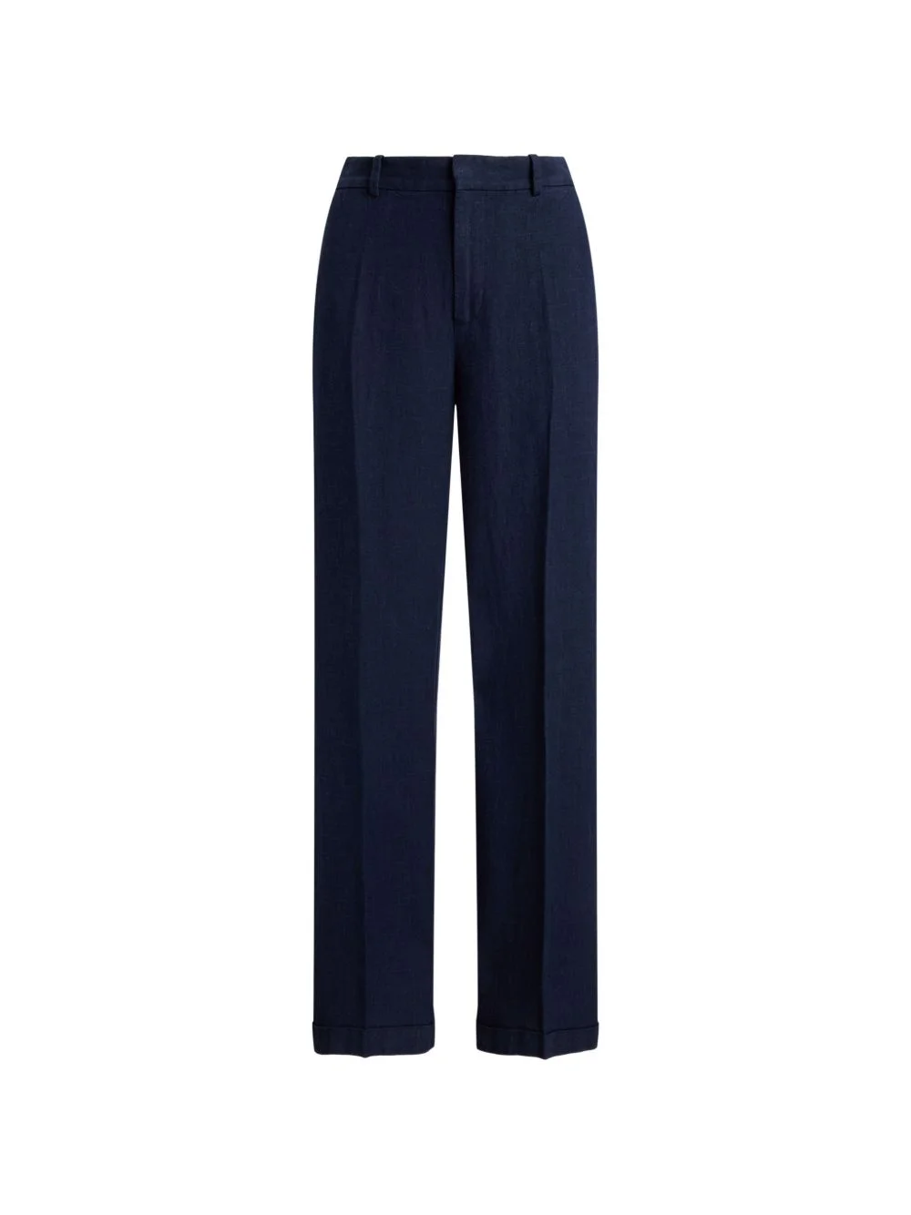 linen wide-leg trousers - 1
