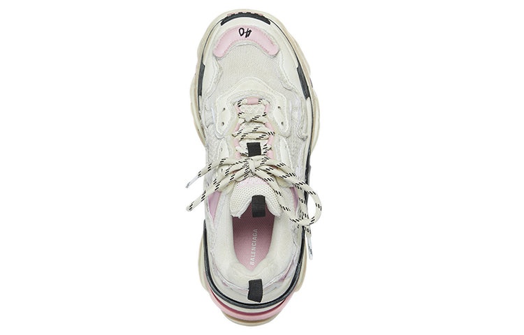 (WMNS) Balenciaga Triple S 'White Pink' 524039W3CS29051 - 4