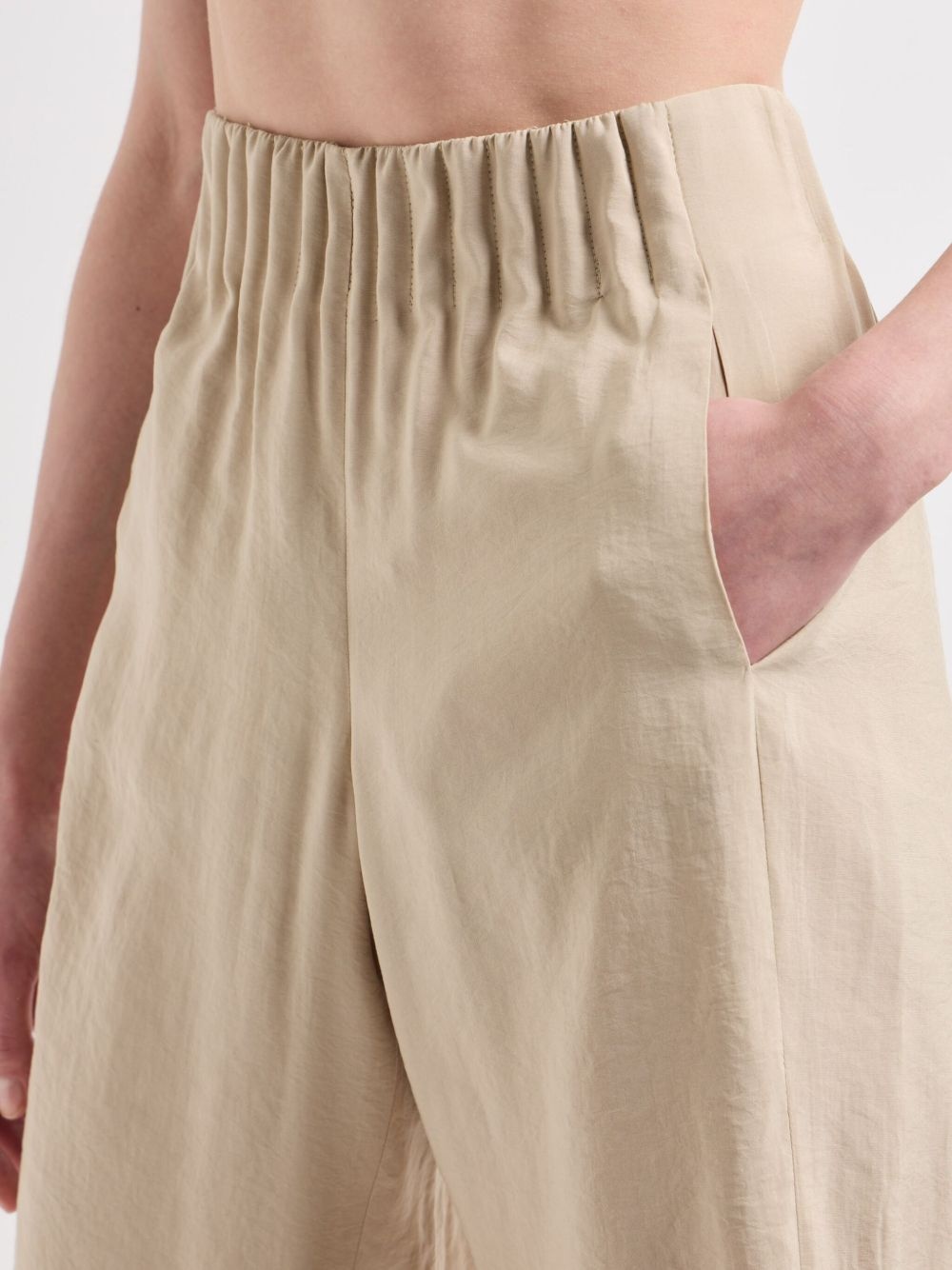 elasticated-waist trousers - 4