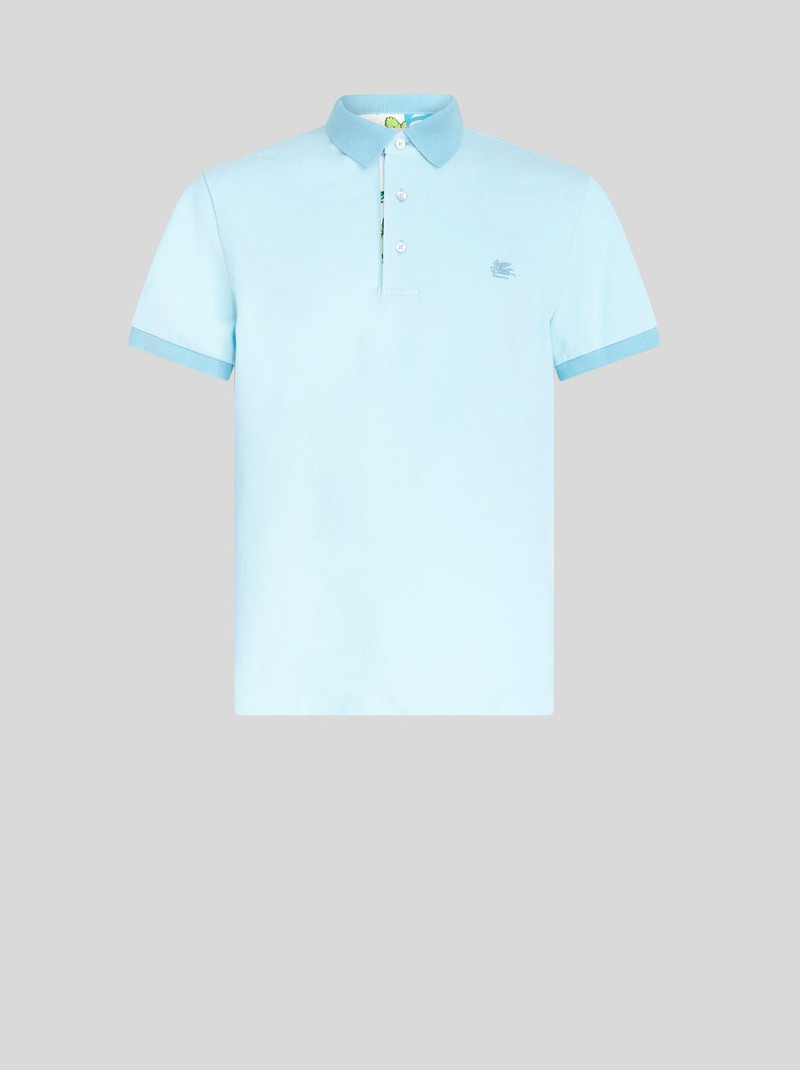POLO SHIRT WITH EMBROIDERED PEGASO 1