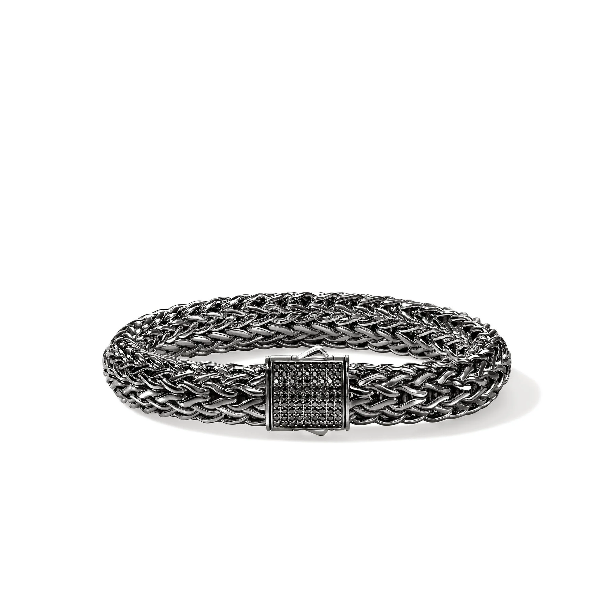 Icon Bracelet, Dark Silver, Gemstones, 10.5MM - 1