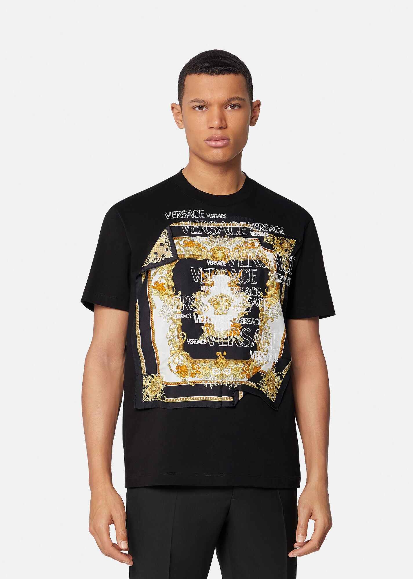 Medusa Renaissance Motif T-Shirt - 2