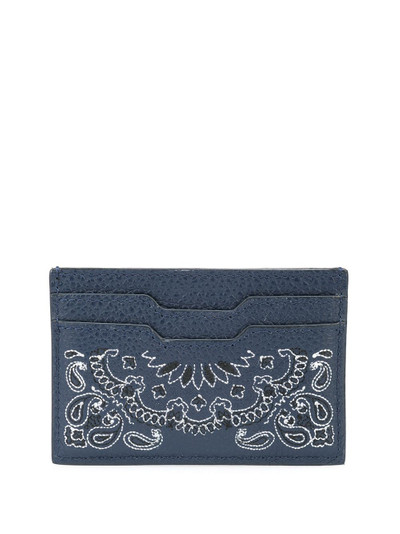 AMIRI bandana-print cardholder outlook