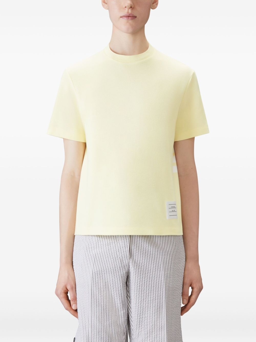 4-Bar stripe-detail T-shirt - 3