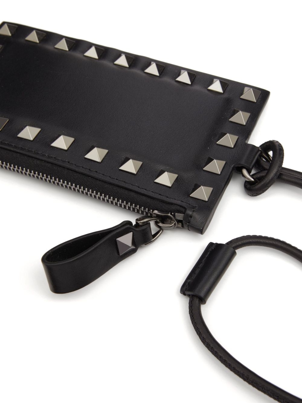 Rockstud leather cardholder - 4