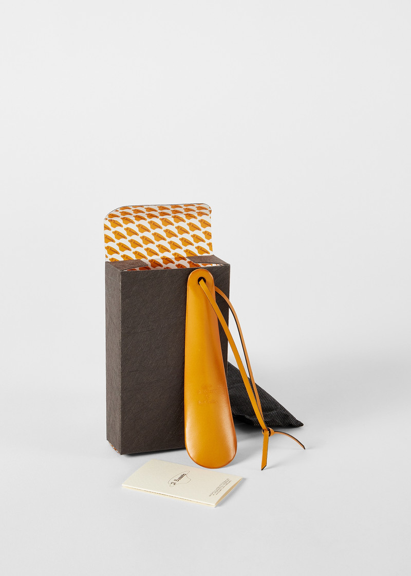 Paul Smith Il Bussetto for Paul Smith - Ochre Leather Small Shoehorn outlook