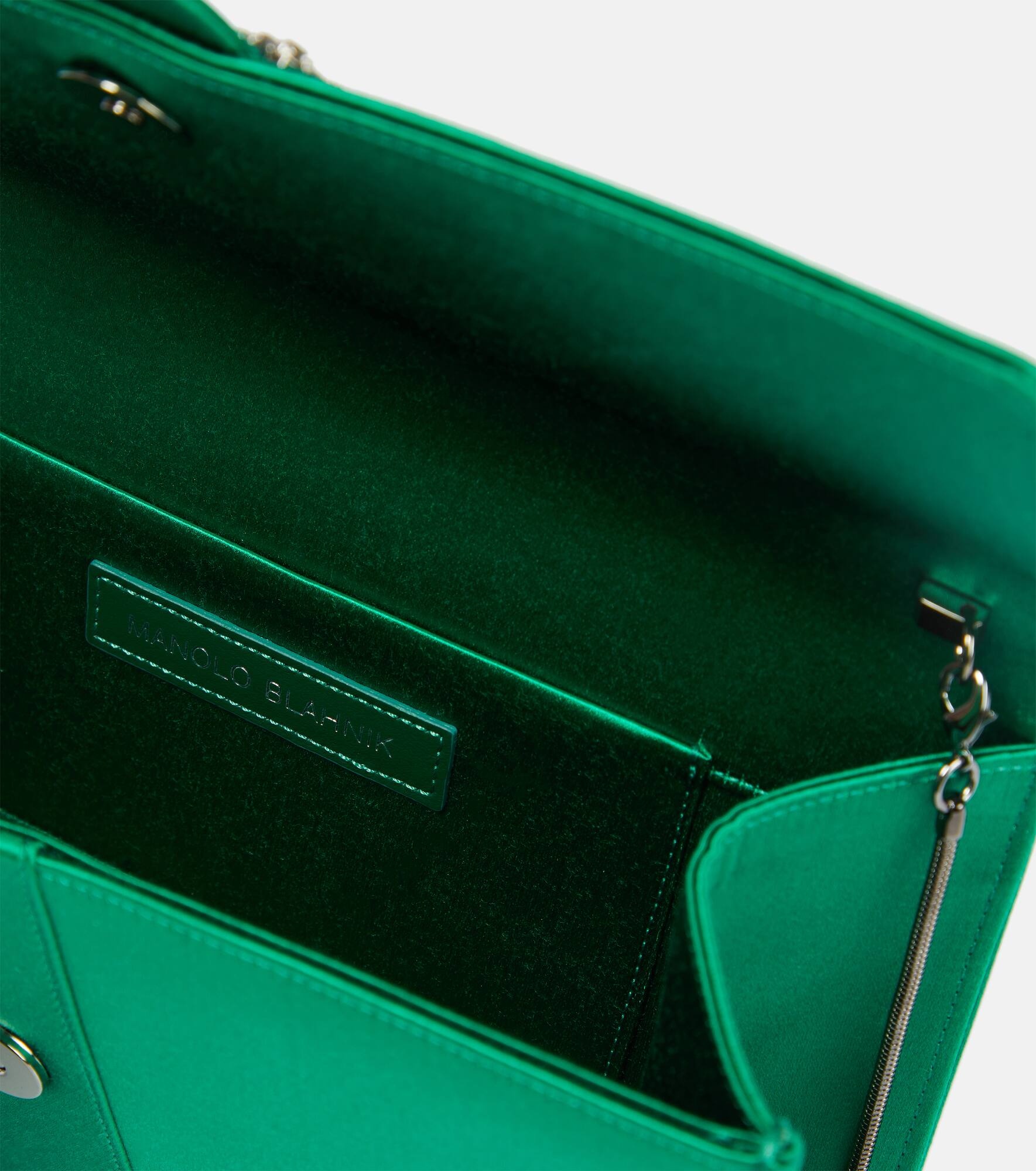 Capri embellished satin clutch - 3