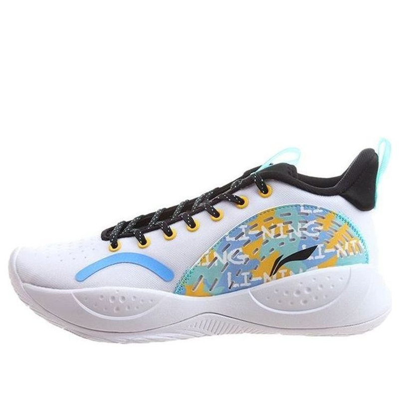 Li-Ning Wade Cloud 'Standard White Blue Yellow' ABPS005-1 - 1