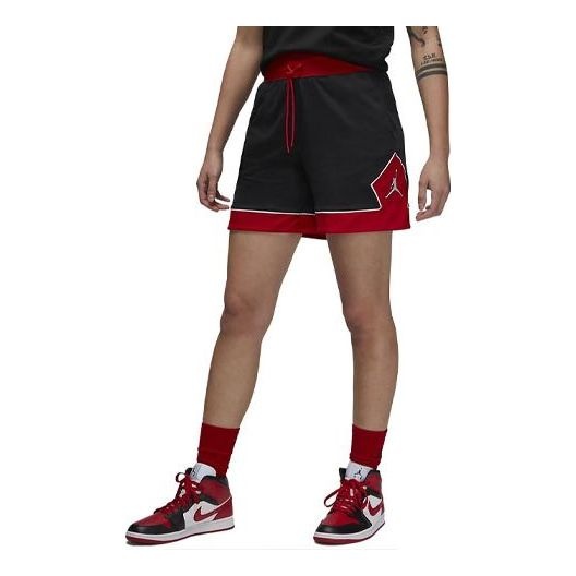 (WMNS) Air Jordan Diamond Short 'Black Red' DZ3352-010 - 1