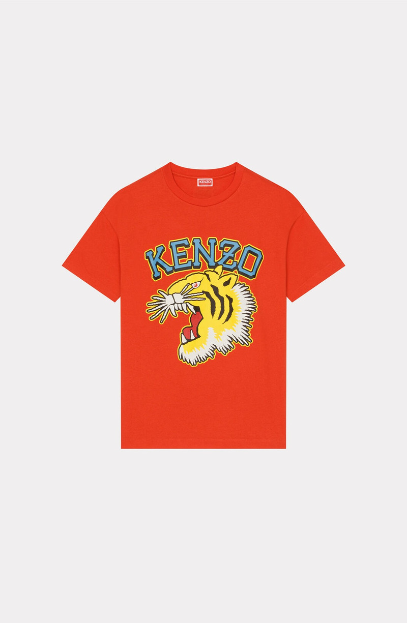 'Varsity Jungle' Tiger oversize T-shirt 1