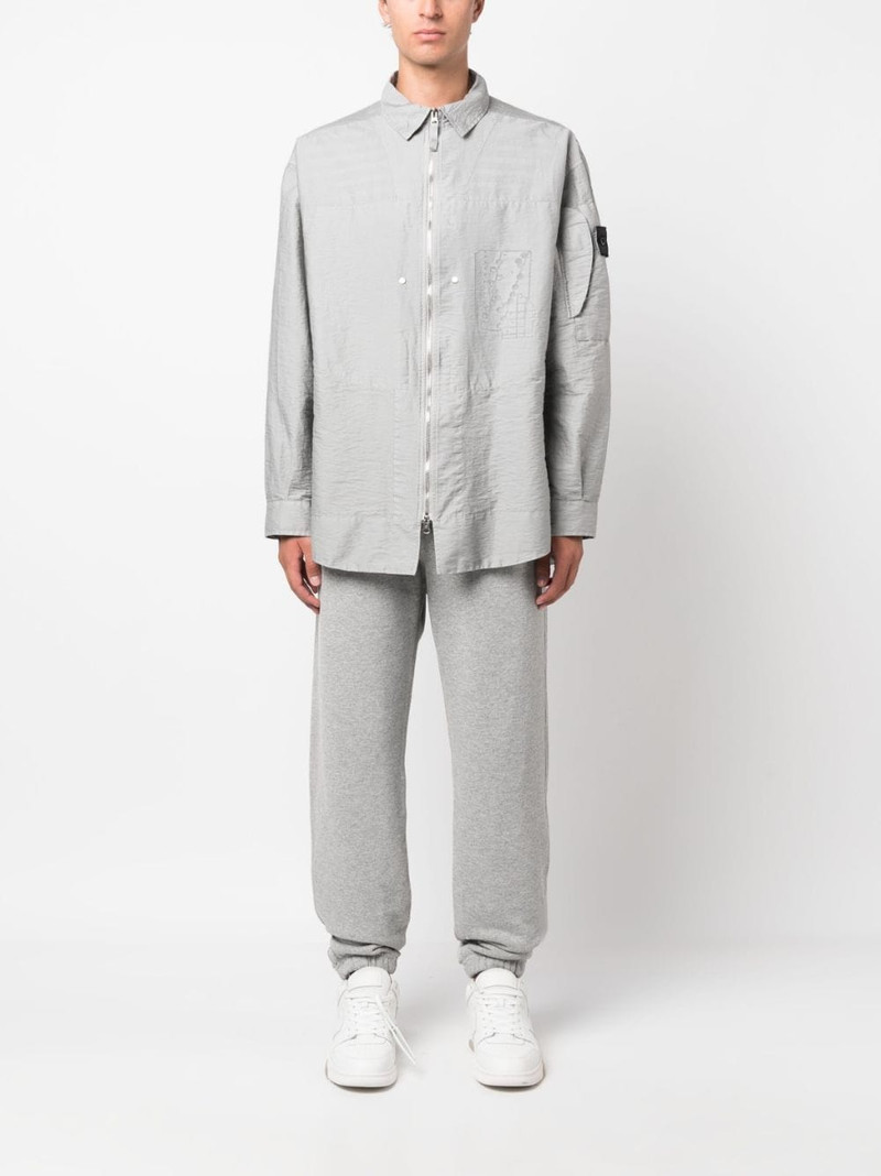 Stone Island Shadow Project Compass-patch shirt jacket outlook