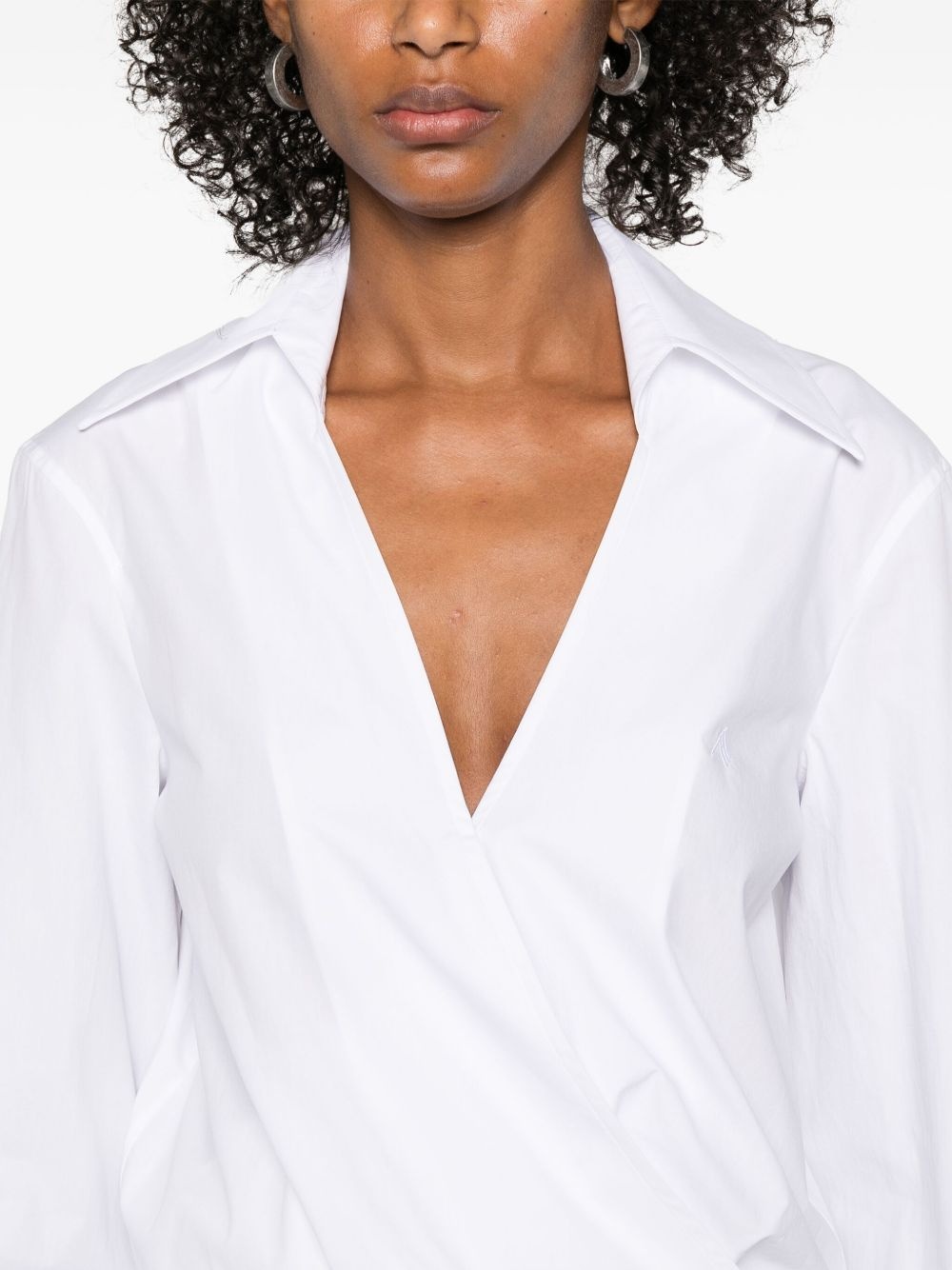 cotton shirt dress - 5