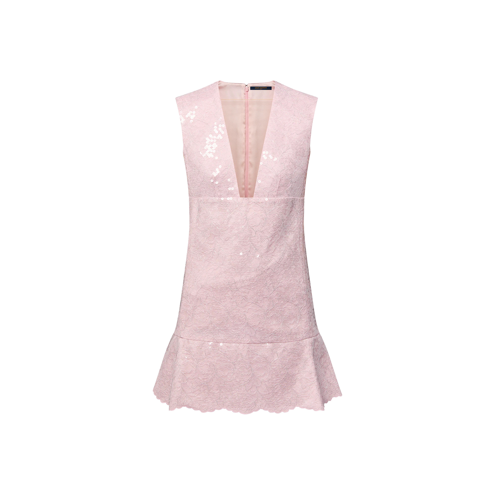 Sequin Lace Mini Dress - 1