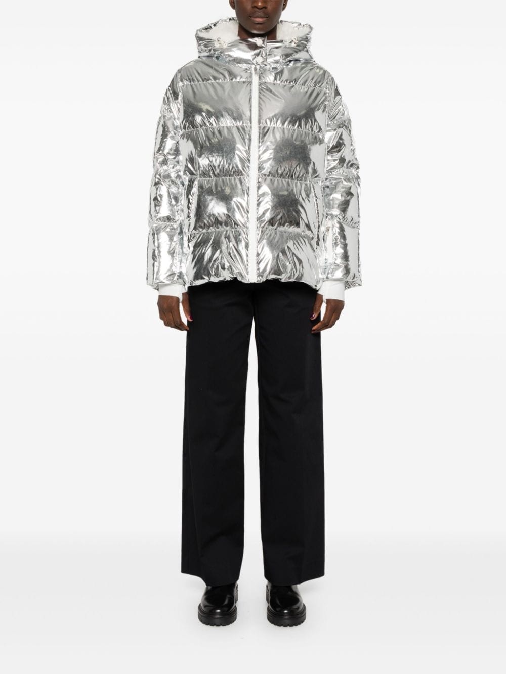 hooded puffer jacket - 2