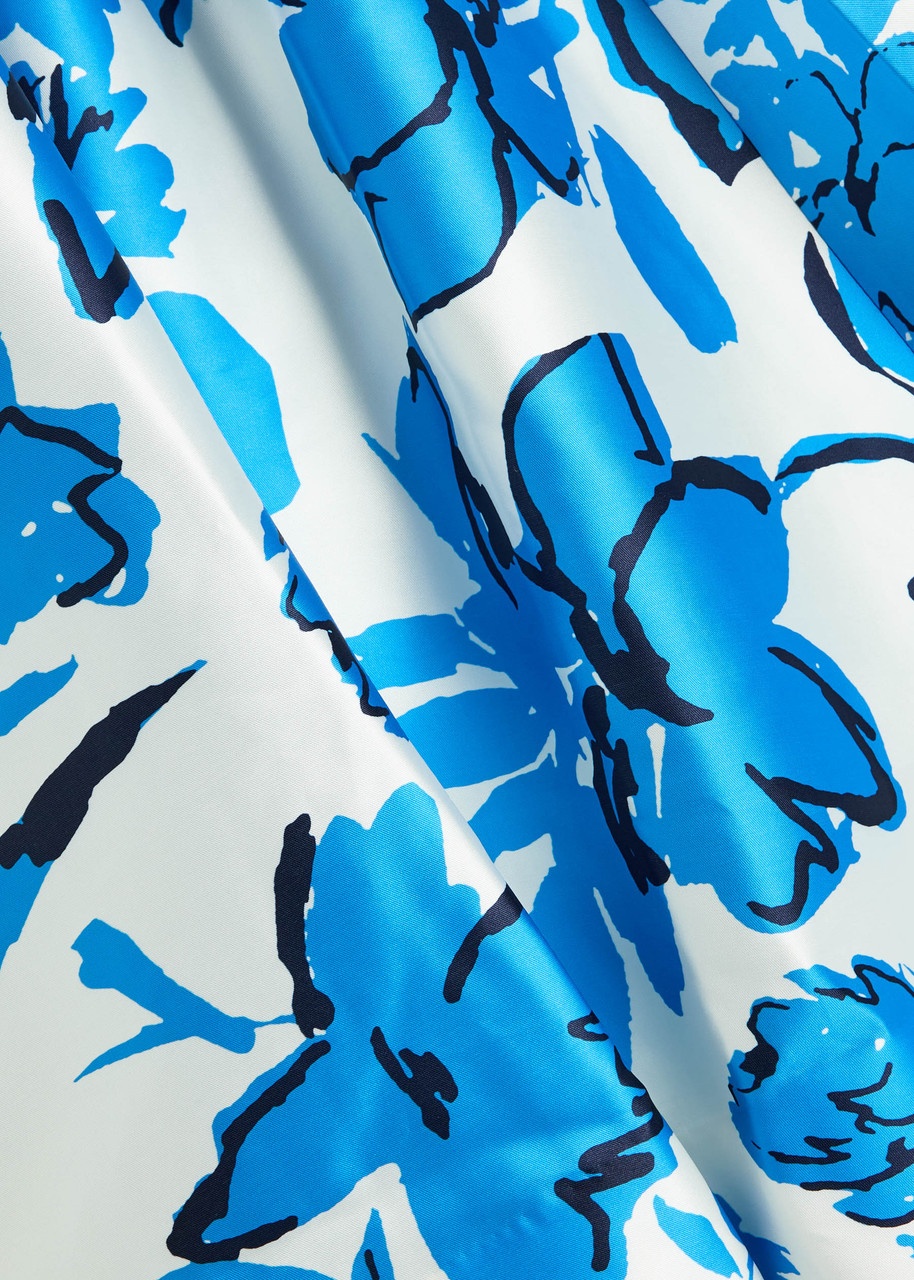 Rebecca Vallance Sapphira Printed Satin Midi Dress - 5