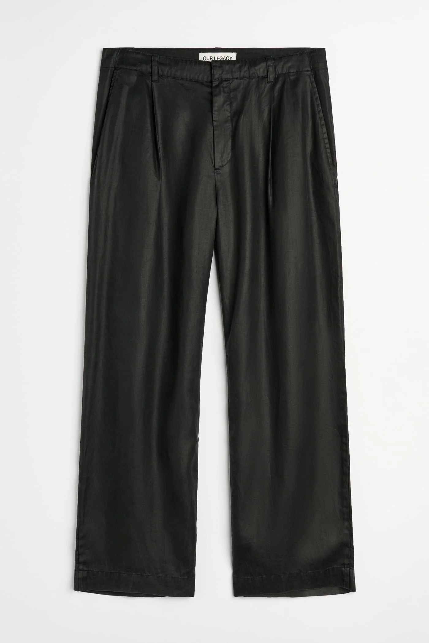 Still Chino Lacquer Black Mirror Tencel - 1