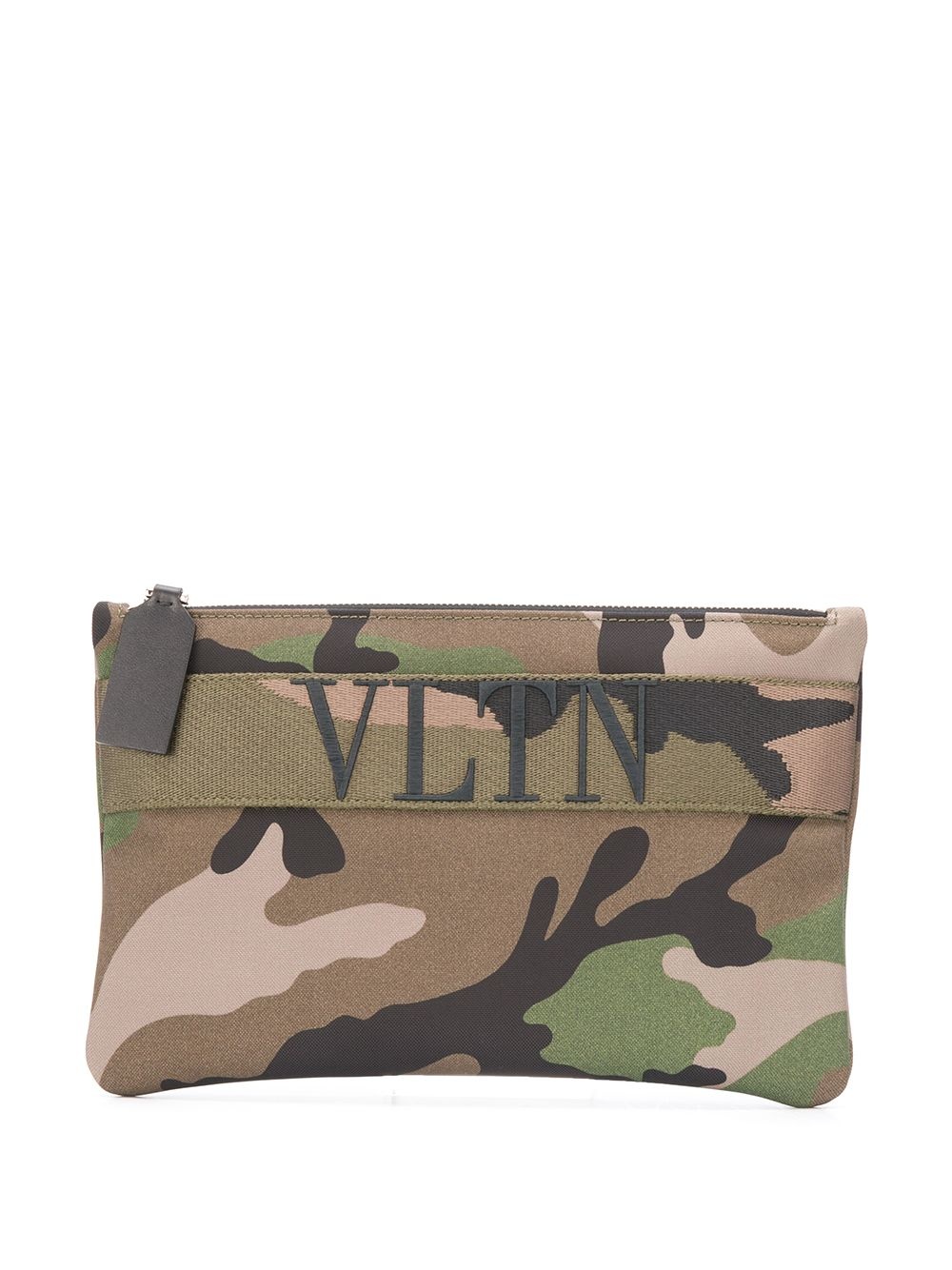 VLTN camouflage-print clutch - 1