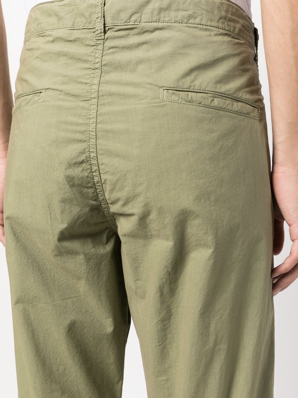 straight-leg cotton chino trousers - 5