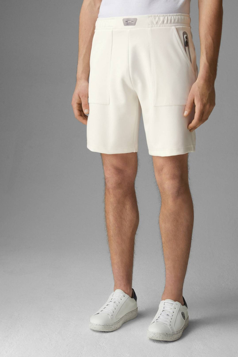 BERTO SWEAT SHORTS IN OFF-WHITE 2