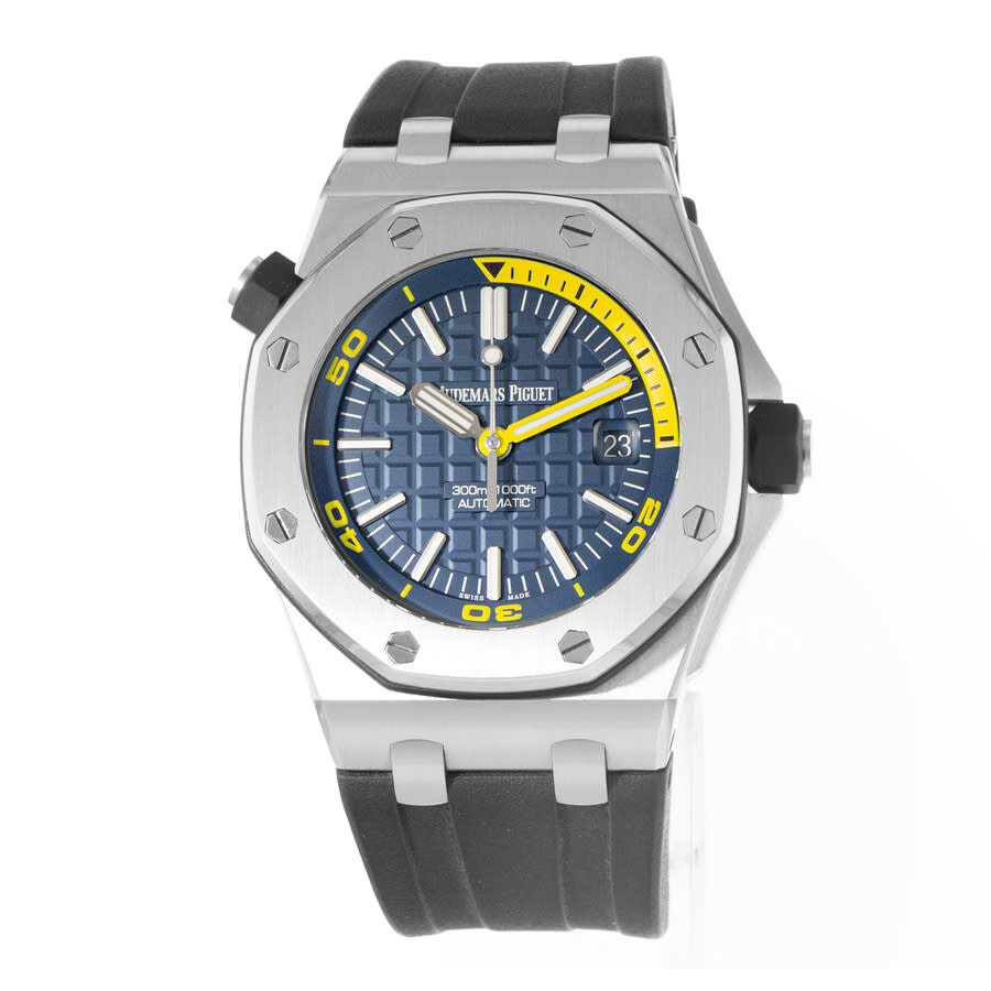 Pre-owned Audemars Piguet Royal Oak Offshore Blue Dial Men's Watch 15710ST.OO.A027CA.01 - 3