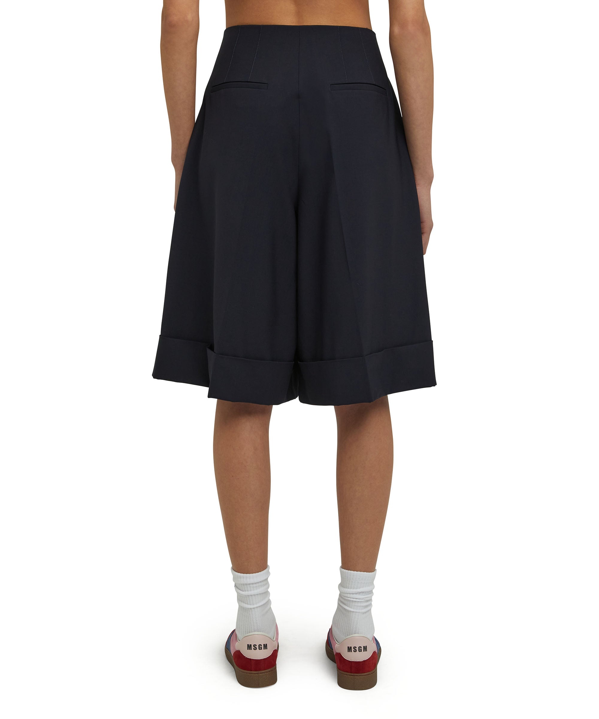 Virgin wool culotte pants "Wool Suiting" - 4