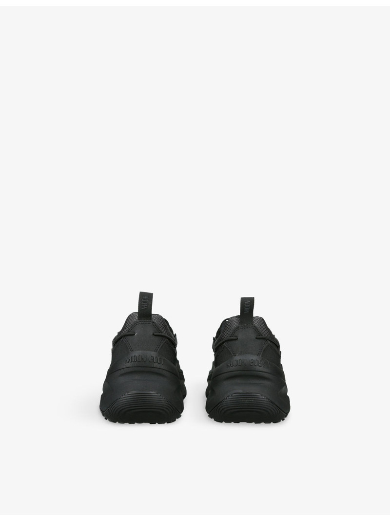 MOON BOOT Moon247 Xlace Suede and Woven Trainers outlook