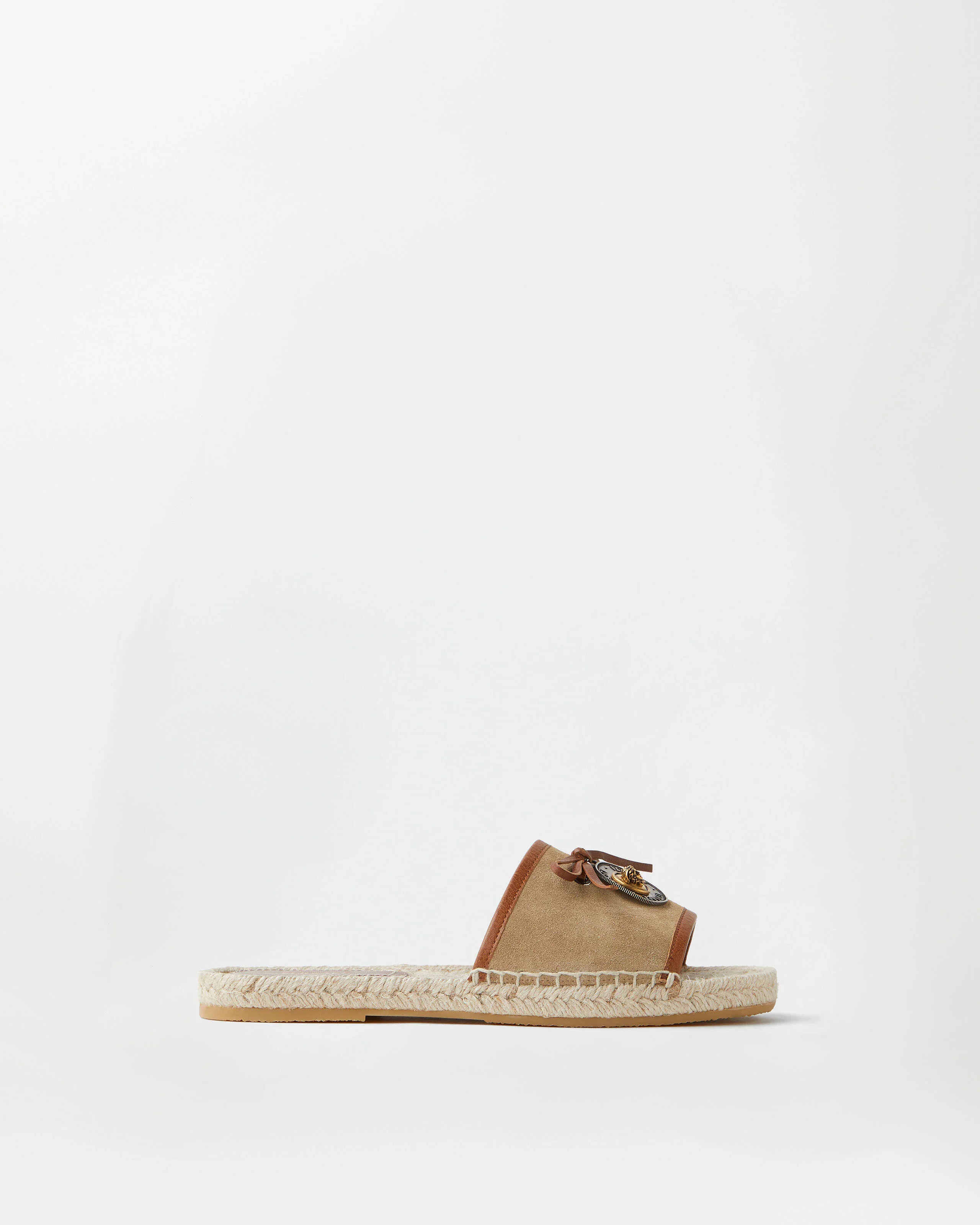 Lola Suede Flat Sandals - 1