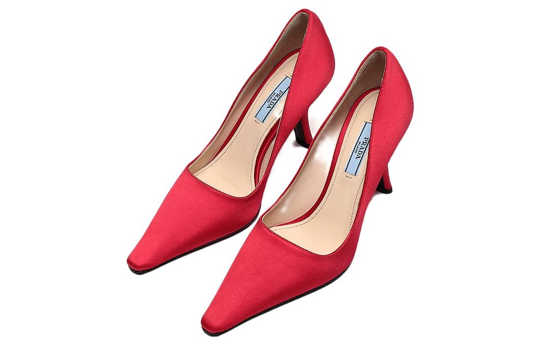 (WMNS) PRADA Satin Pumps 'Fiery Red' 1I718L_049_F068Z_F_090 - 3