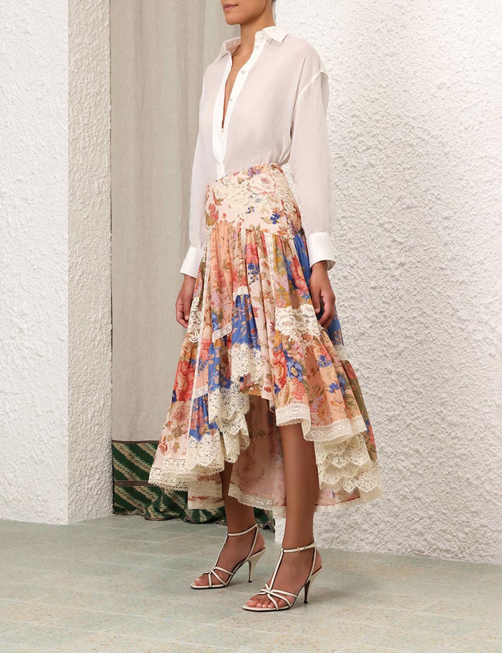 Zimmermann AUGUST ASYMMETRIC SKIRT | zimmermann | REVERSIBLE