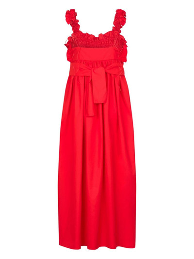 CECILIE BAHNSEN Giovanna ruched maxi dress outlook