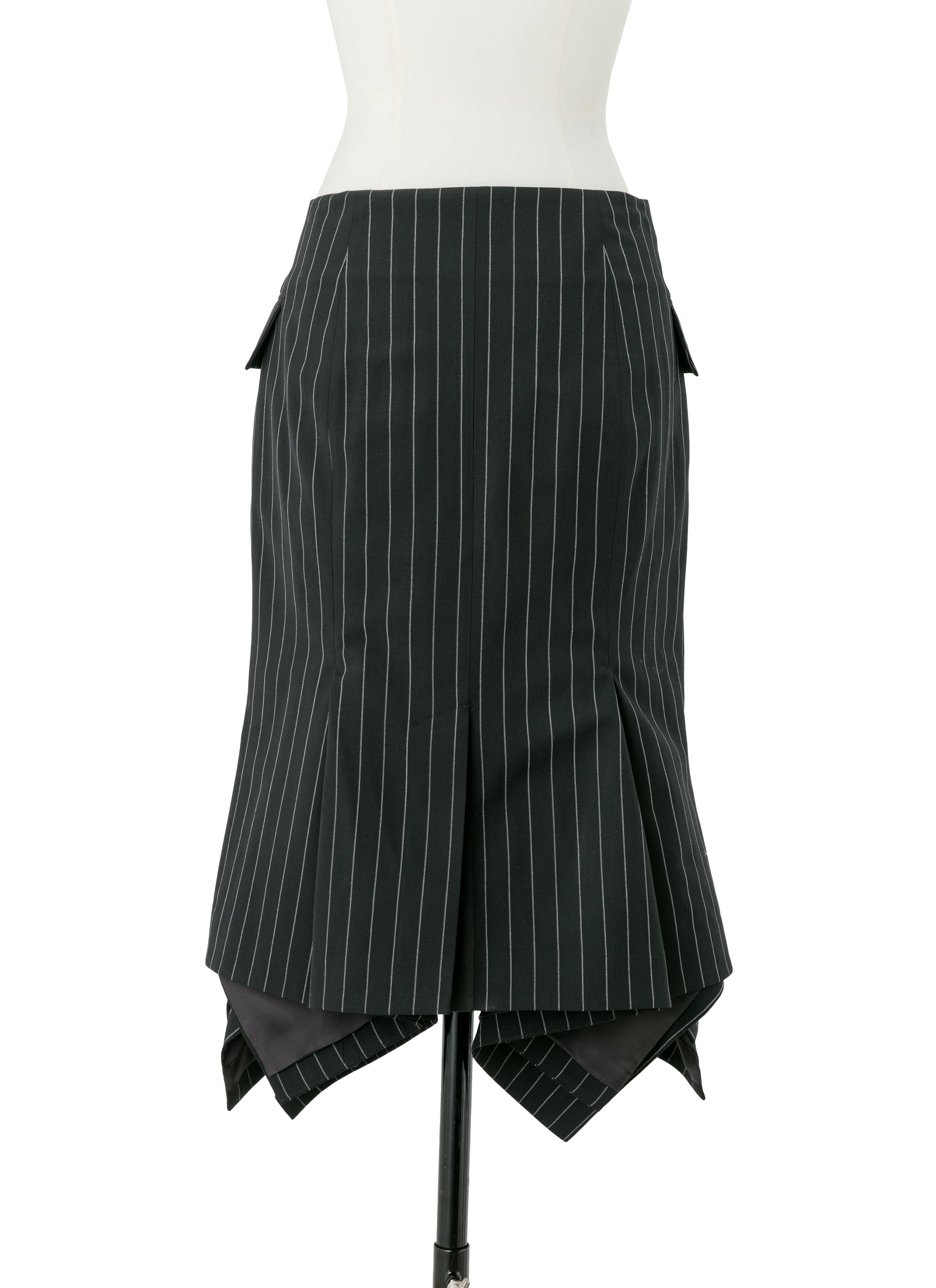 Wool Silk Suiting Skirt - 4